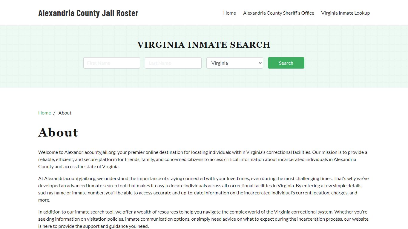 Virginia Inmate Search